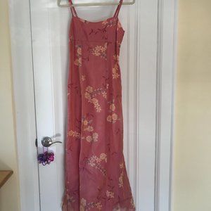 Nanette Lepore Silk Empire Waist Floral Dress